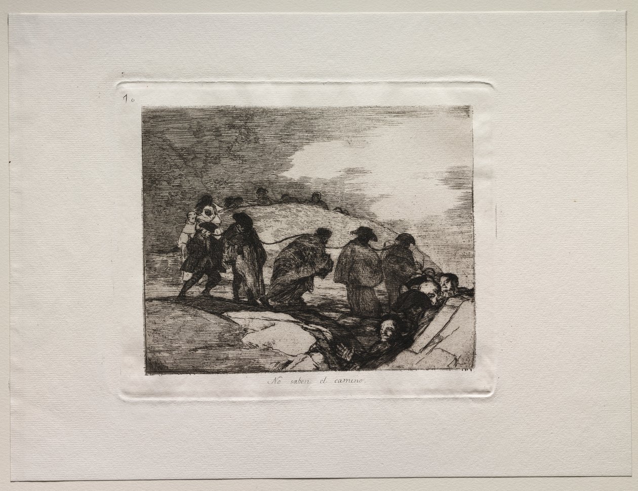 Savaşın Dehşetleri: Yolu Bilmiyorlar by Francisco de Goya