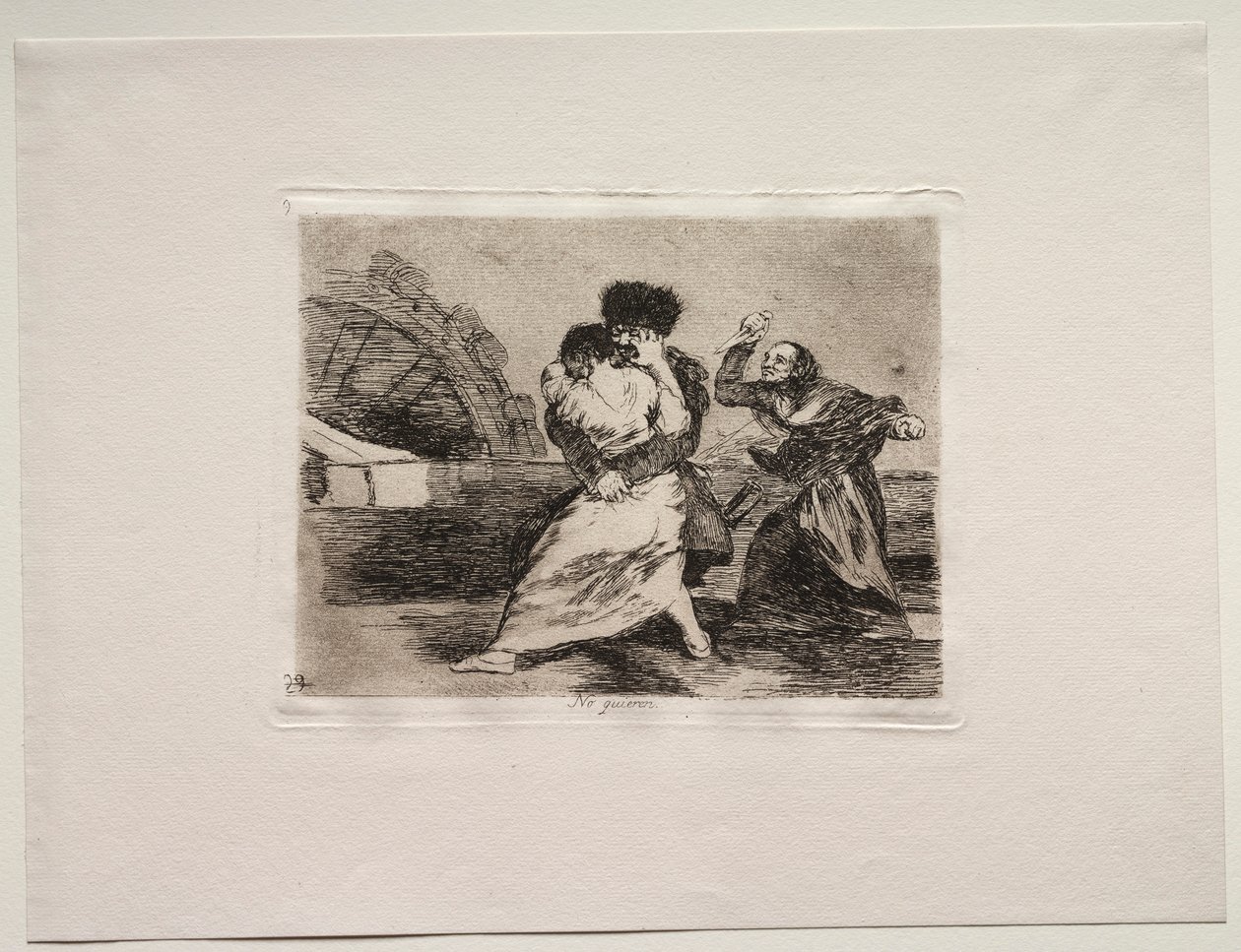 Savaşın Korkuları: Sevmiyorlar. by Francisco de Goya