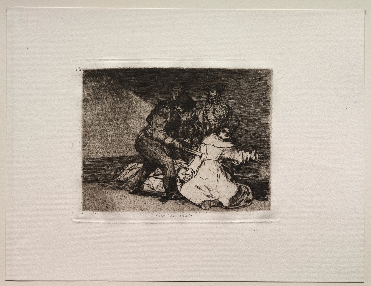 Savaşın Korkuları: Bu Kötü. by Francisco de Goya