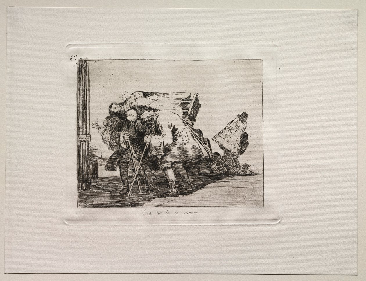 Savaşın Korkuları: Bu Daha Az Değil. by Francisco de Goya