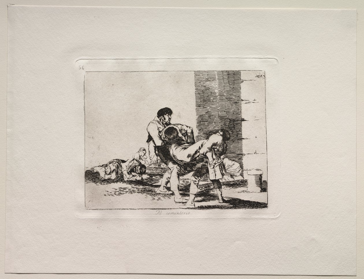 Savaşın Korkuları: Mezarlığa by Francisco de Goya