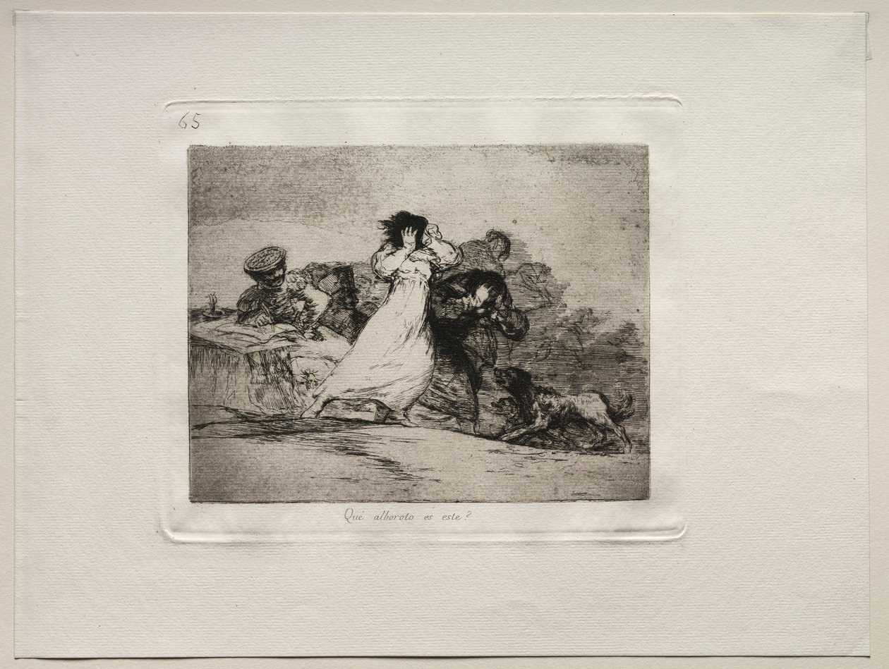 Savaşın Korkuları: Bu Hubbub nedir? by Francisco de Goya