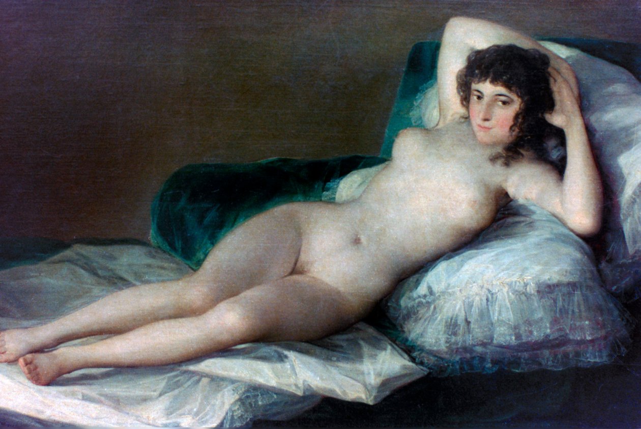 Çıplak Maja, c1800 by Francisco de Goya