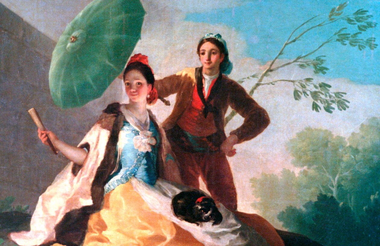 Şemsiye, 1777 by Francisco de Goya