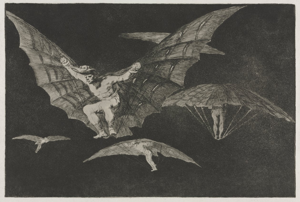 Atasözleri: Uçmanın Bir Yolu by Francisco de Goya
