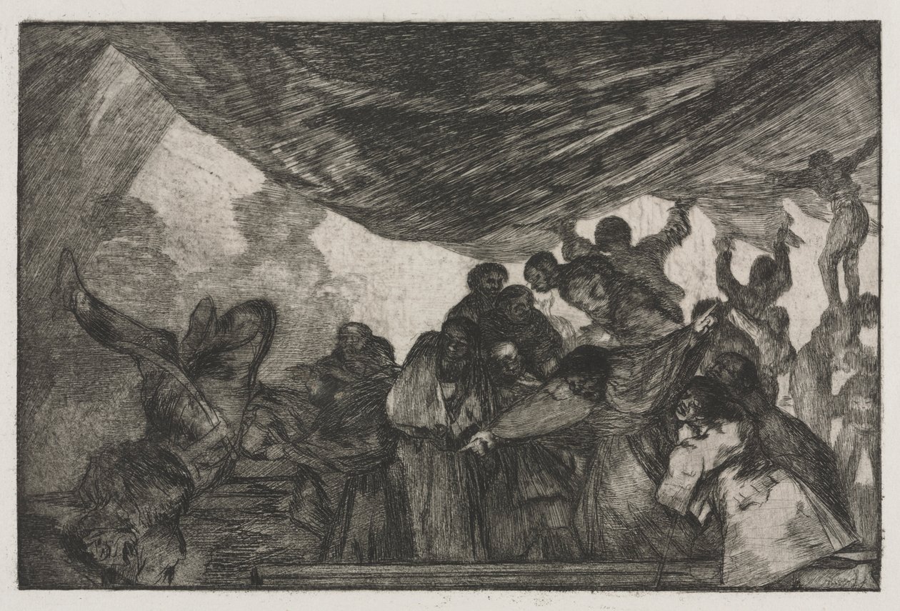 Atasözleri: Açık Delilik, 1864. by Francisco de Goya