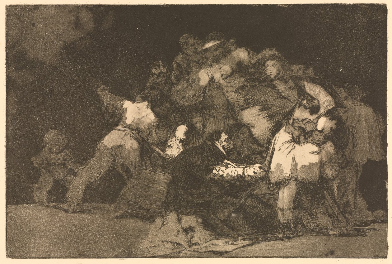 Atasözleri: Genel Folly, 1864. by Francisco de Goya