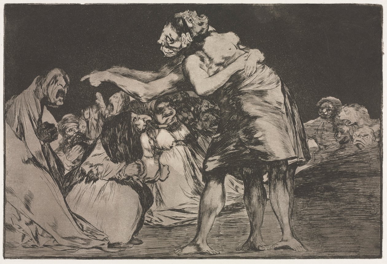 Atasözleri: Evlilik Çılgınlığı, 1864. by Francisco de Goya