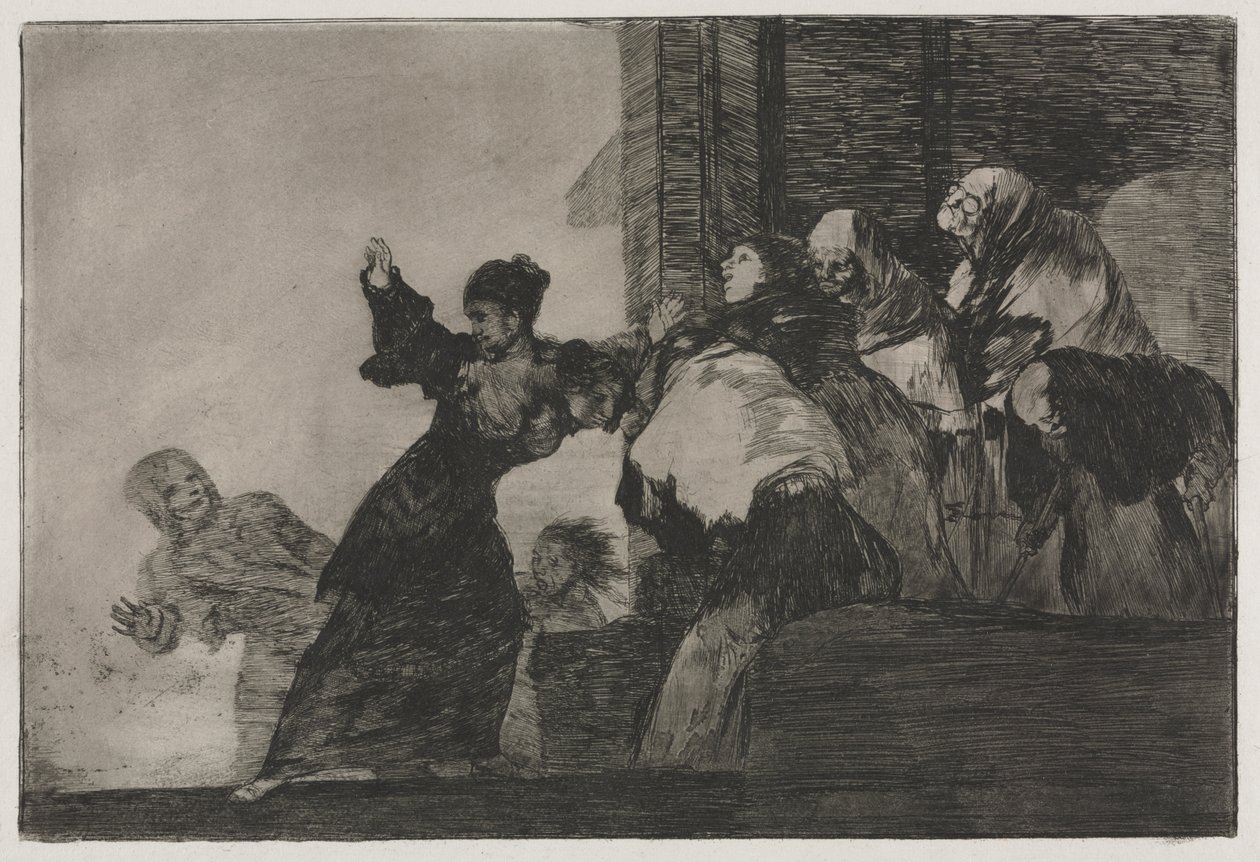 Atasözleri: Zavallı Delilik by Francisco de Goya