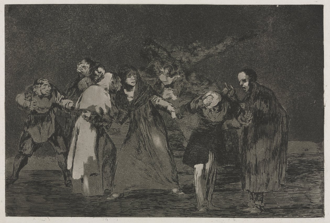 Atasözleri: Yaralar Aceleci Sözlerden Daha Hızlı İyileşir, 1864. by Francisco de Goya