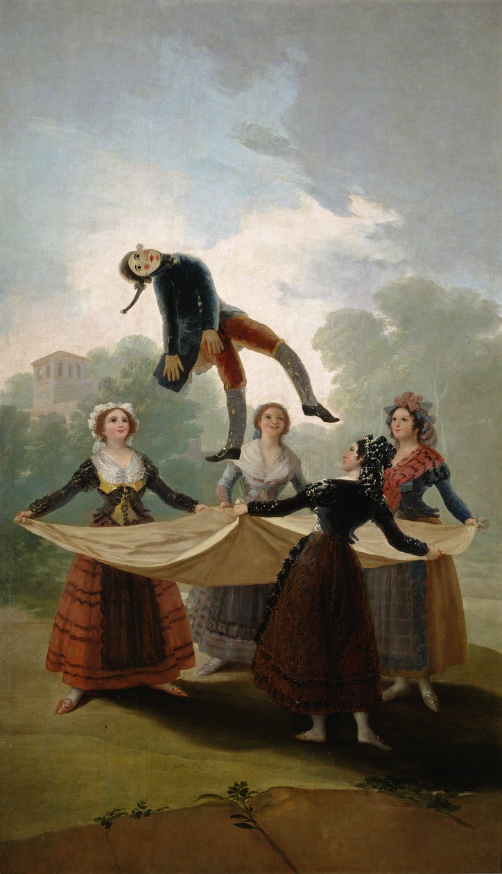 Hasır Manken El Pelele, 1791-1792 by Francisco de Goya
