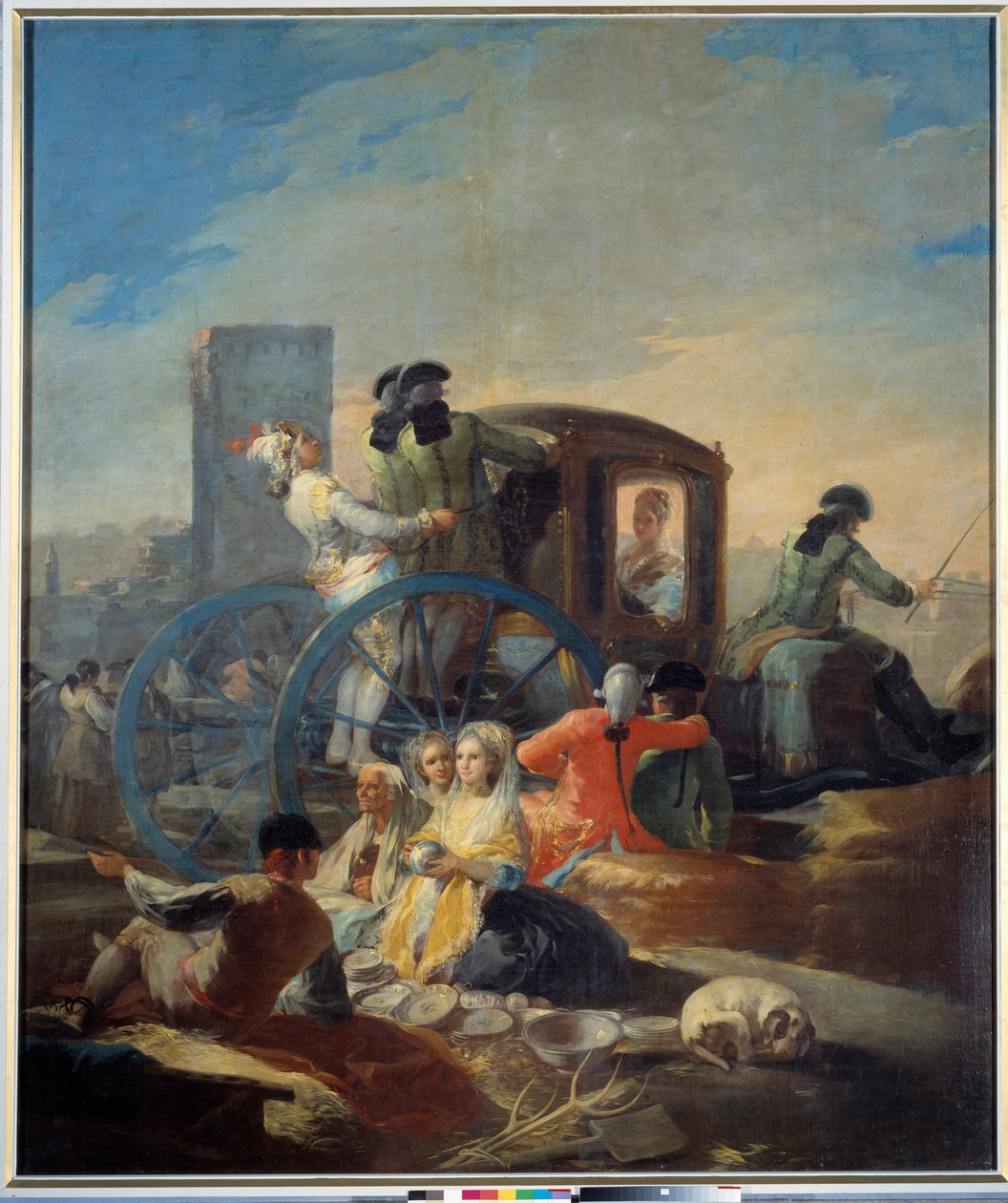 çanak satıcısı. Francisco De Goya