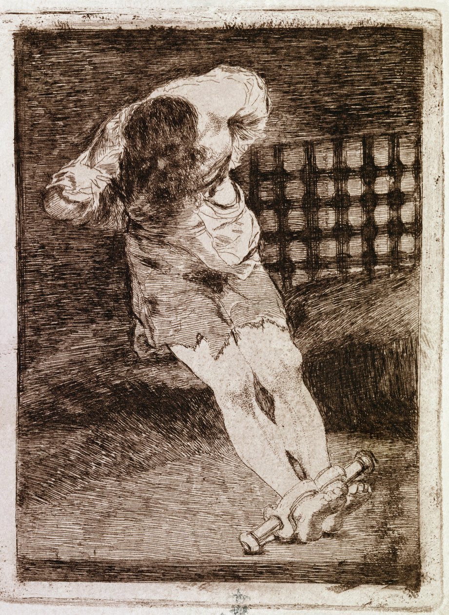 Suçlu bir kişinin geri çekilmesi azap gerektirmez (Gravür by Francisco de Goya