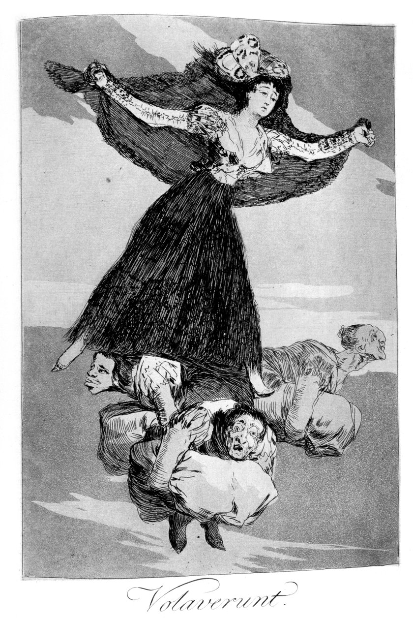 Uçtular, 1799 by Francisco de Goya