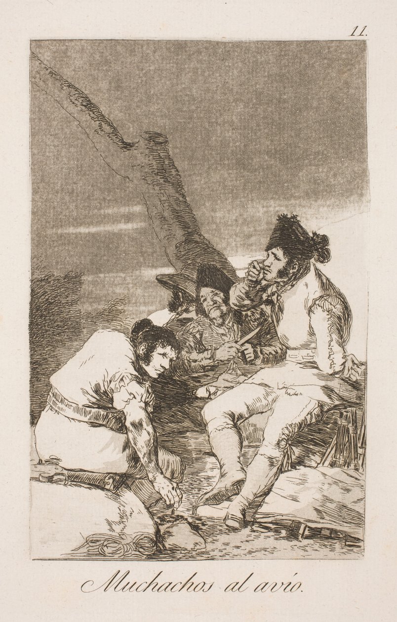 iş çocukları için by Francisco de Goya