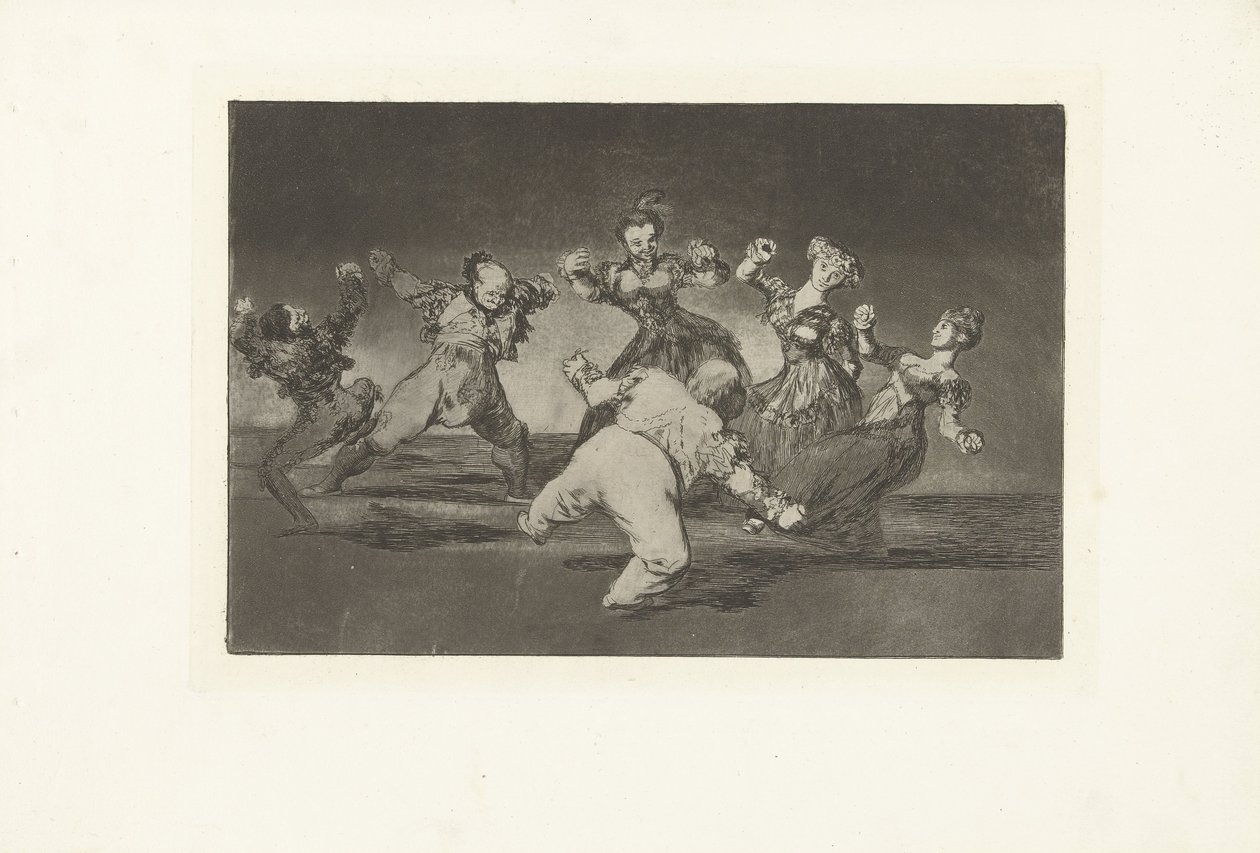 neşeli aptallık Farklı Alegre Los Disparates (Çılgınlıklar) (dizi adı) Los Proverbios (Atasözleri) (dizi başlığı) by Francisco de Goya