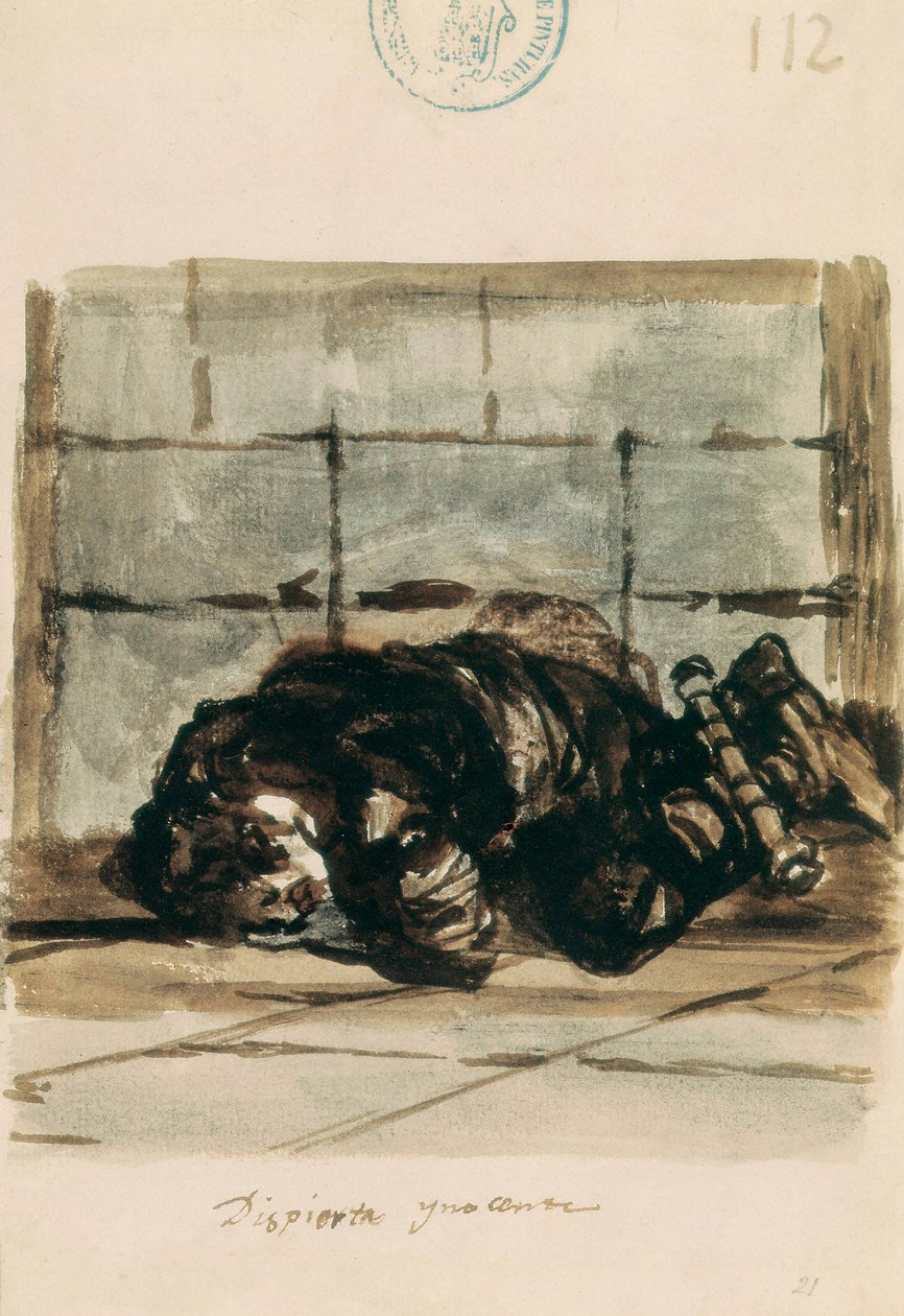 Uyan, masum by Francisco de Goya