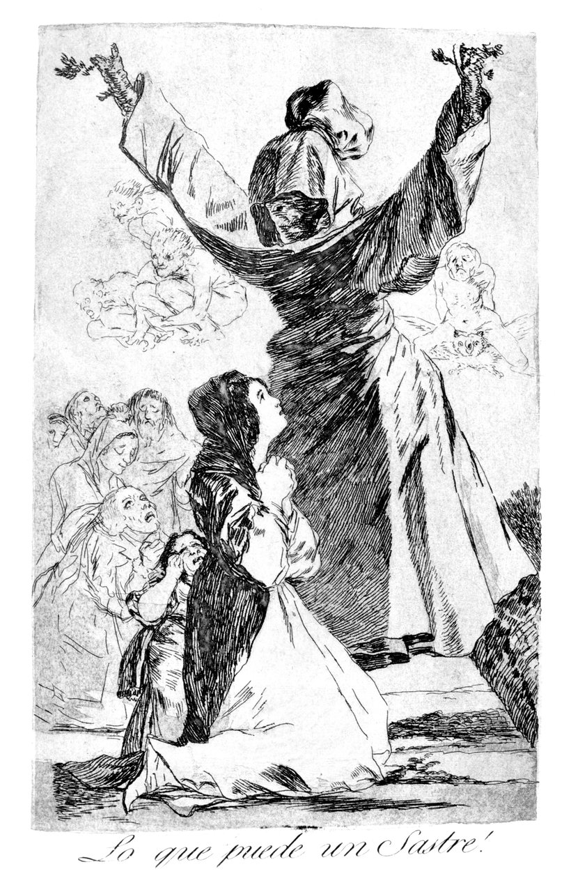 Bir terzi ne yapabilir!, 1799 by Francisco de Goya