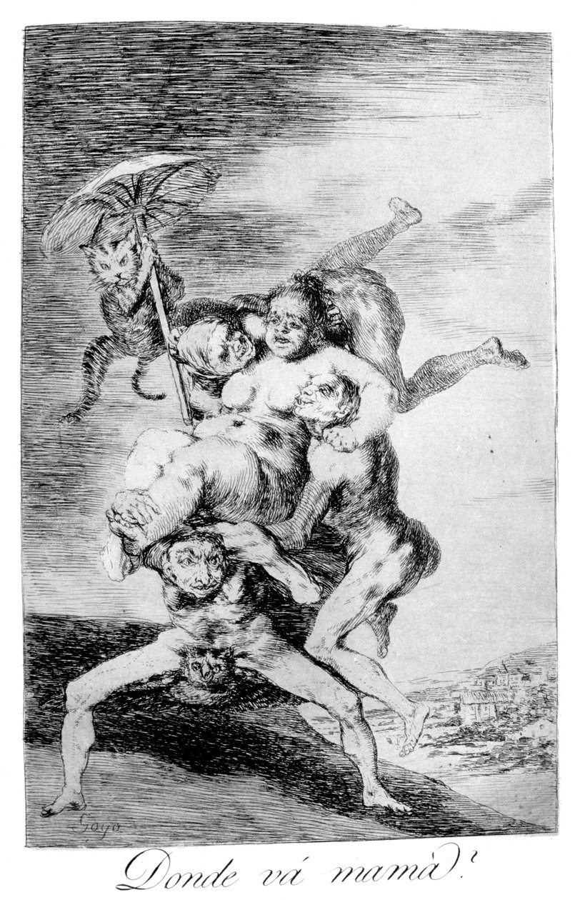 Annem nereye gidiyor, 1799 by Francisco de Goya