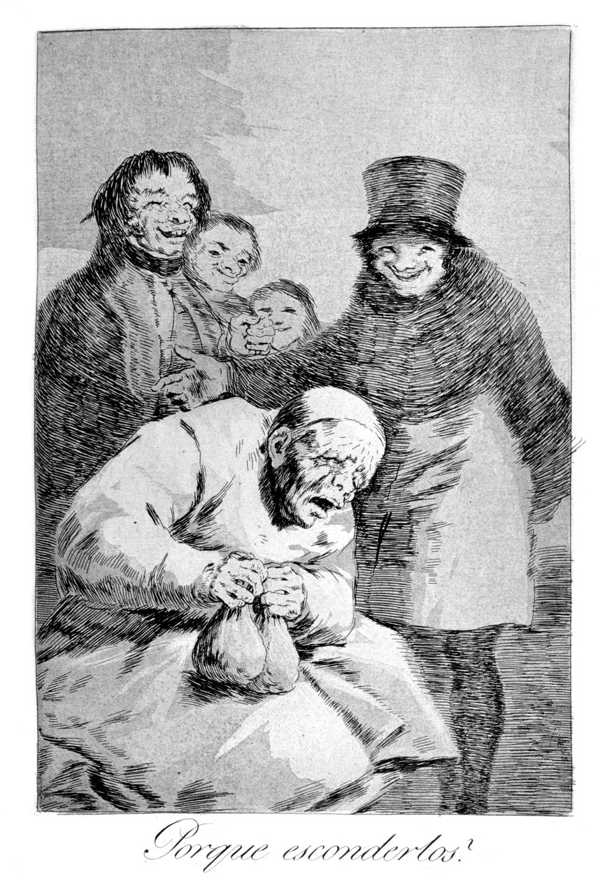 Neden saklasınlar!, 1799 by Francisco de Goya