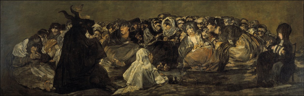 Cadılar Şabat veya Büyük Teke by Francisco de Goya