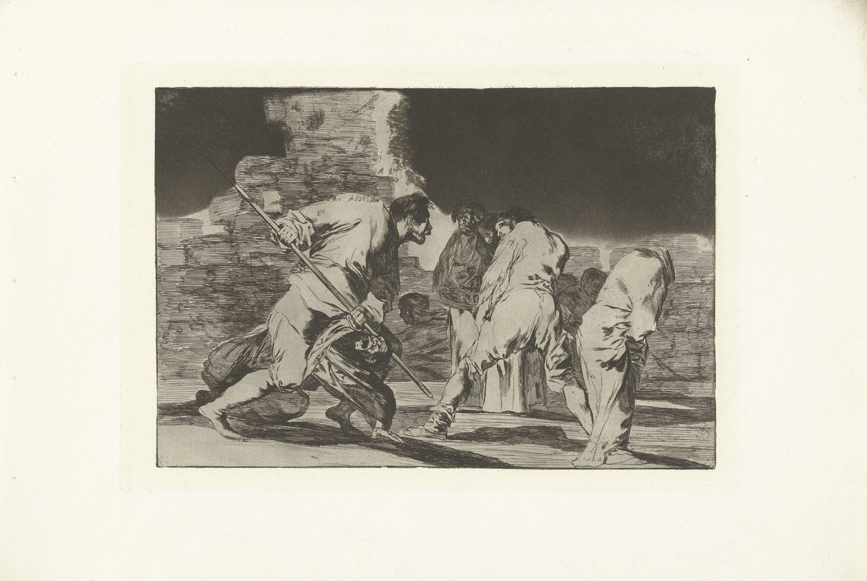 öfkeli çılgınlık farklı öfke Los Disparates (Çılgınlıklar) (dizi adı) Los Proverbios (Atasözleri) (dizi başlığı) by Francisco de Goya