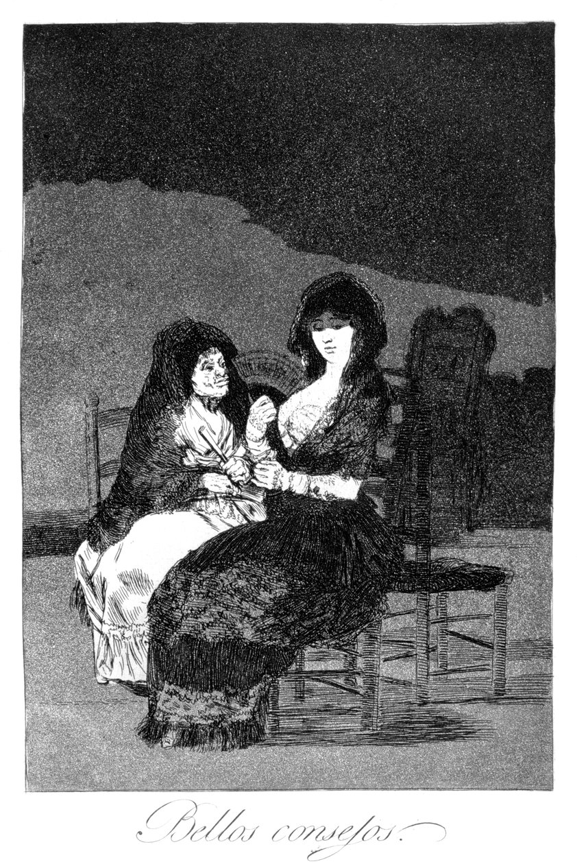 Harika tavsiye, 1799 by Francisco de Goya