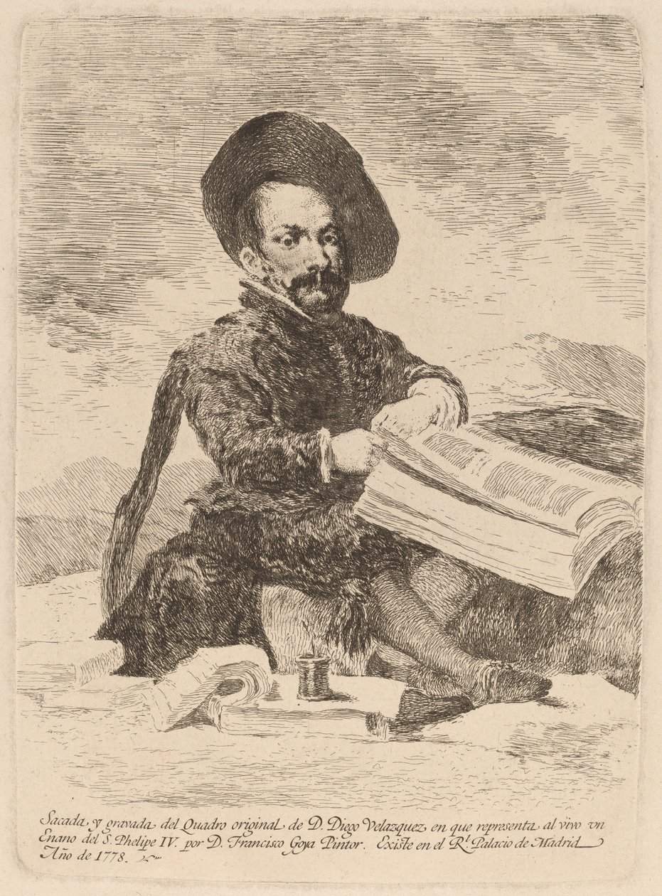 Bir Cüce (Bir Cüce) by Francisco de Goya after Diego Velázquez
