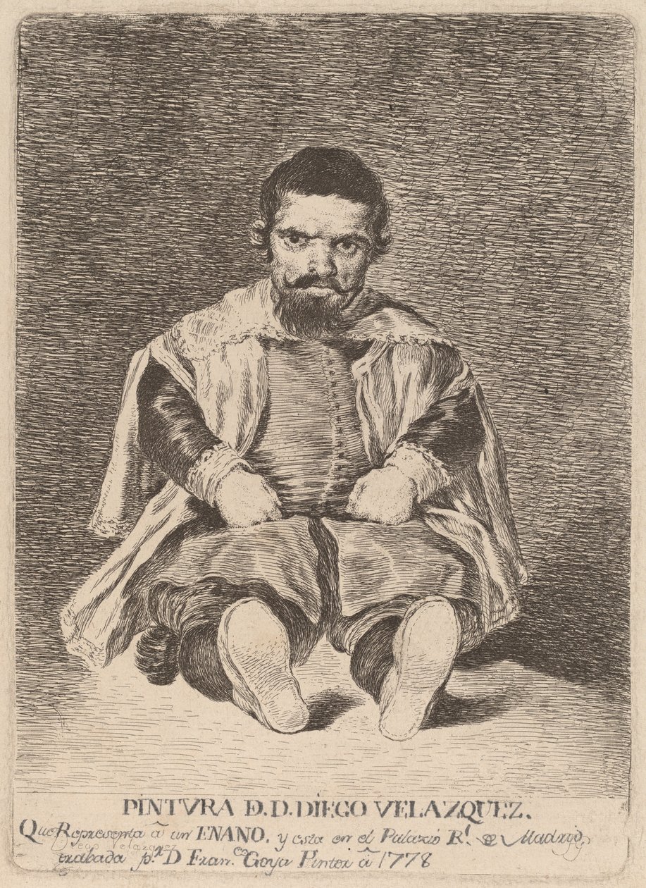 Bir Cüce (Bir Cüce) by Francisco de Goya after Diego Velázquez