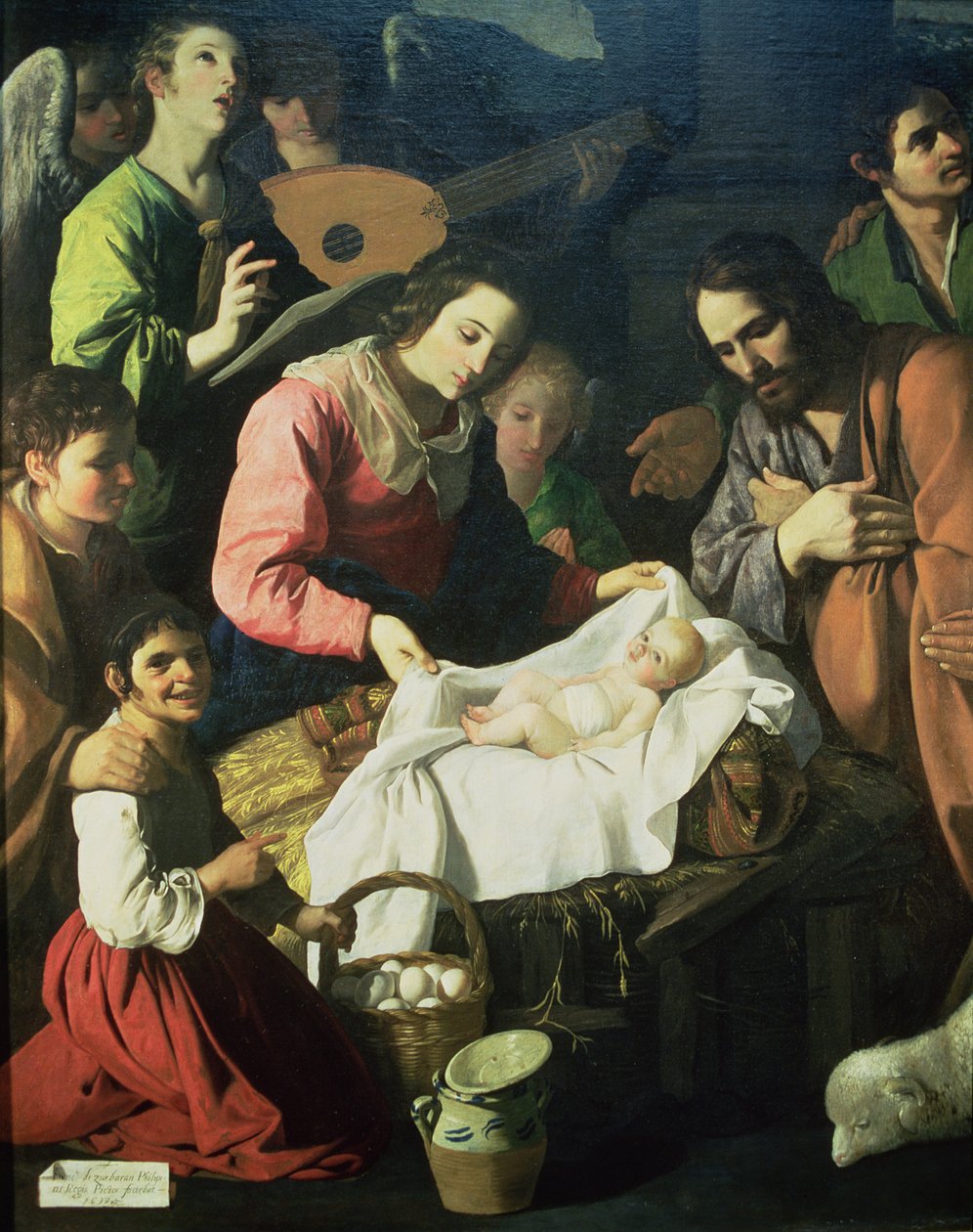 Çobanların hayranlığı by Francisco de Zurbaran