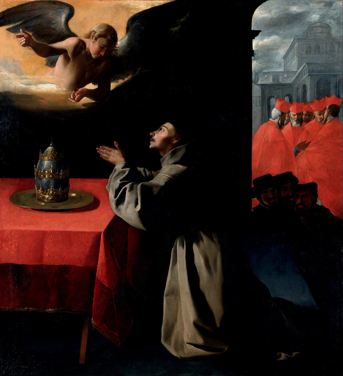 Aziz Bonaventure, yaklaşık 1628-1629 by Francisco de Zurbaran