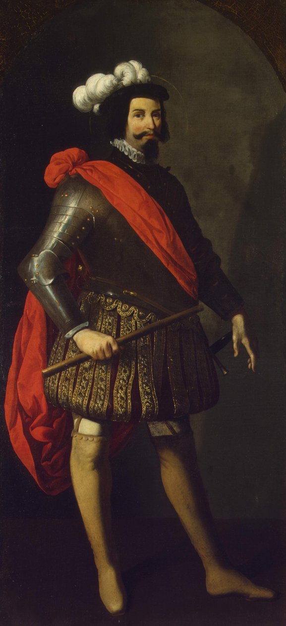 Kastilyalı Aziz Ferdinand III, yaklaşık 1630-1634 by Francisco de Zurbaran