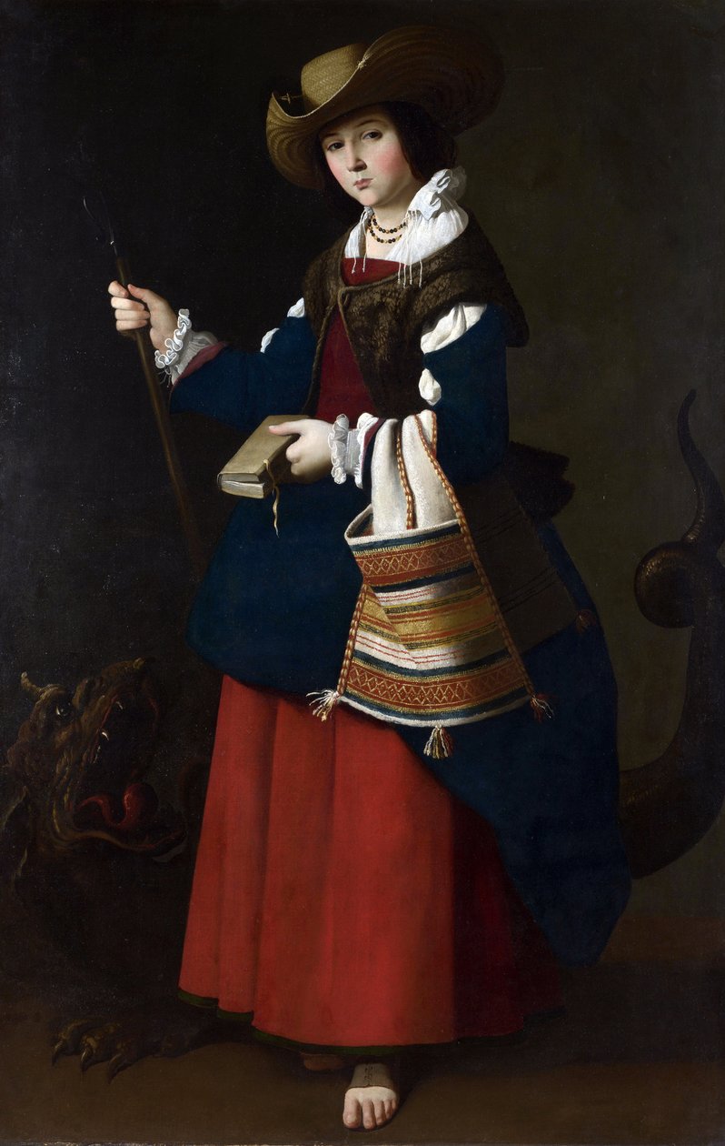 Aziz Margaret, 1630-1634 by Francisco de Zurbaran