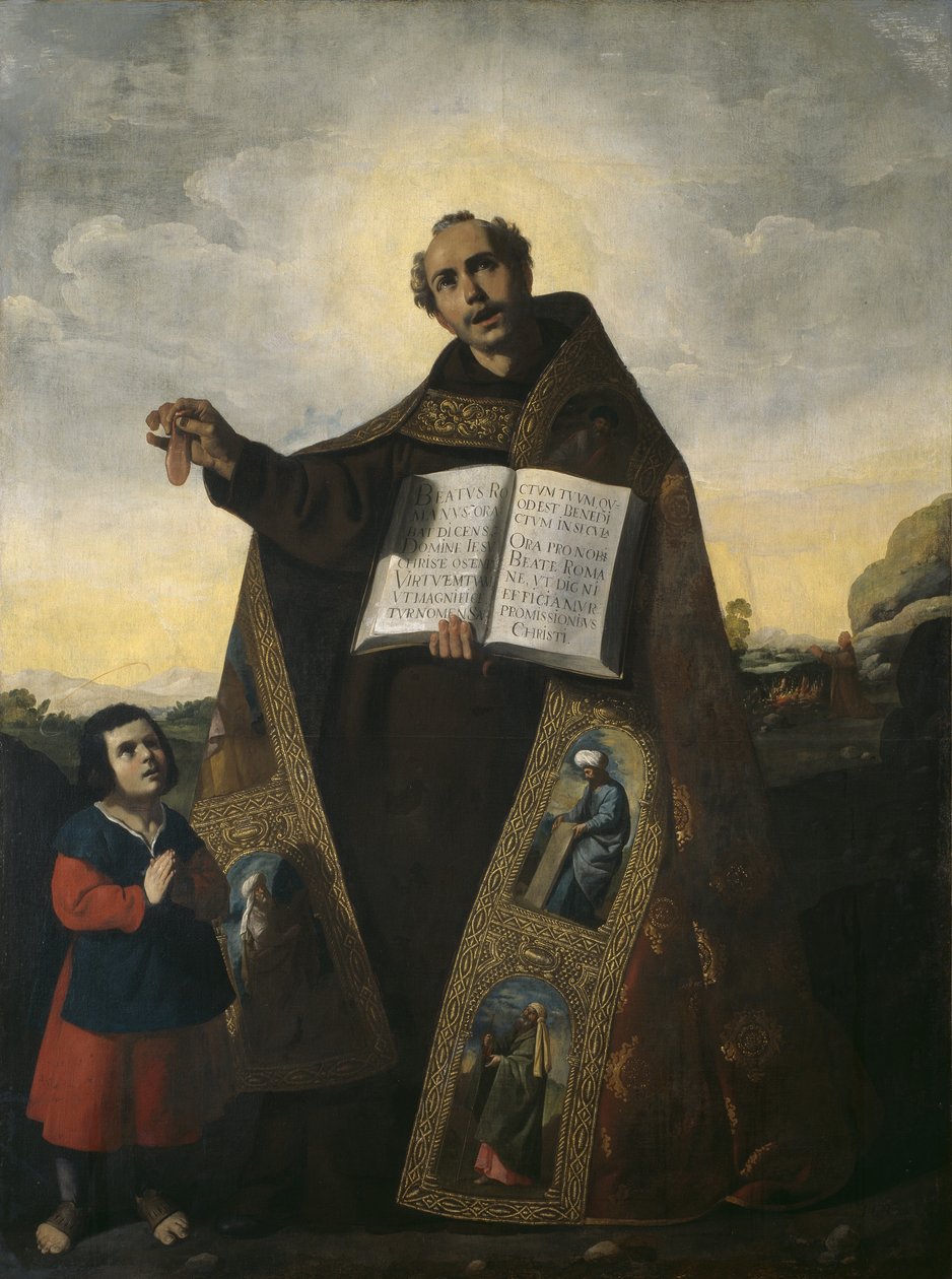 Antakya Aziz Romanus ve Aziz Barulas, 1638 by Francisco de Zurbaran