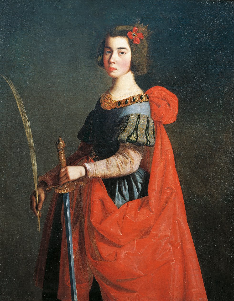 İskenderiye Aziz Catherine by Francisco de Zurbaran