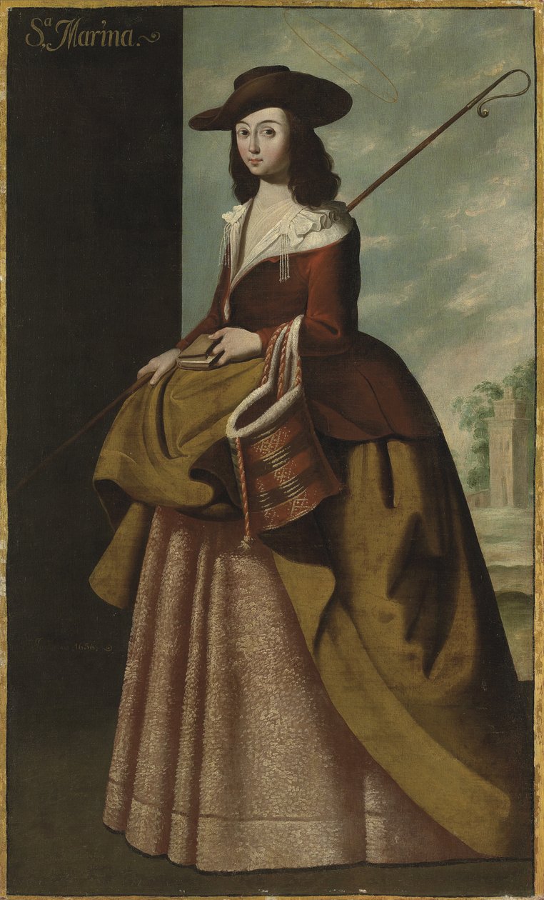 Antakya Aziz Margaret, 1656 by Francisco de Zurbaran