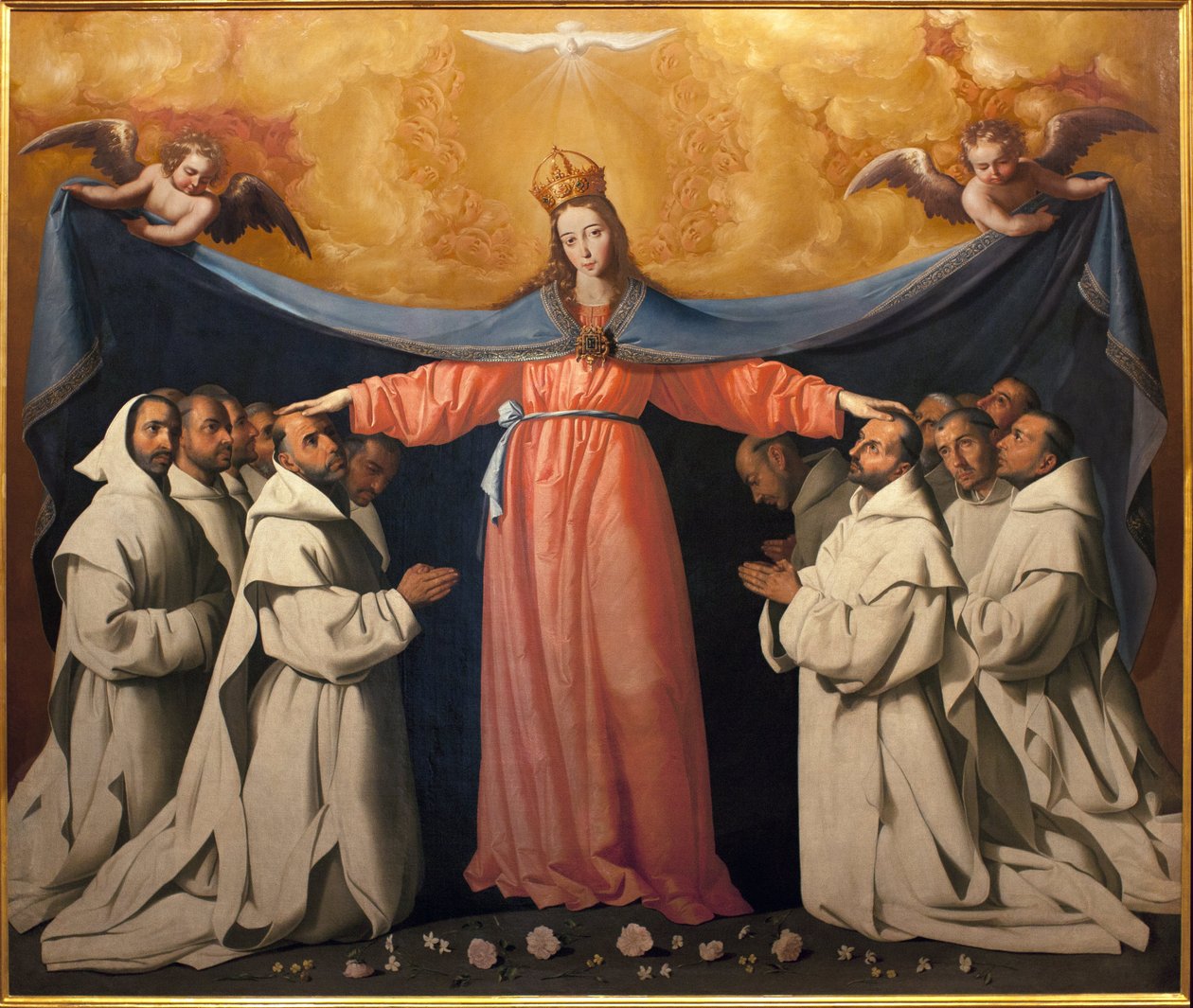 Las Cuevas Bakiresi. Francisco Zurbaran (1598-1664), Tuval Üzerine Yağlıboya Tablo by Francisco de Zurbaran