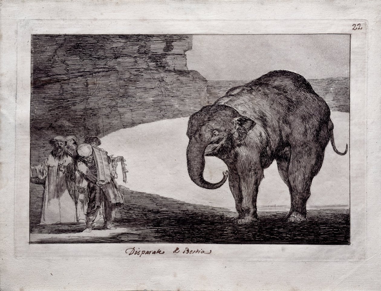 hayvan çılgınlığı by Francisco de Goya