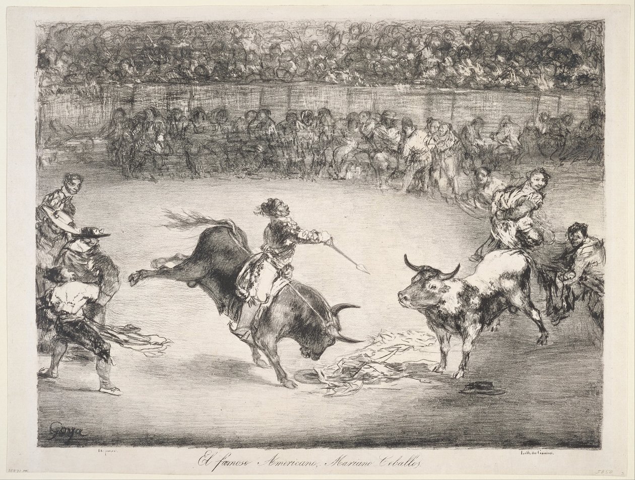 Ünlü Amerikalı Mariano Ceballos by Francisco de Goya