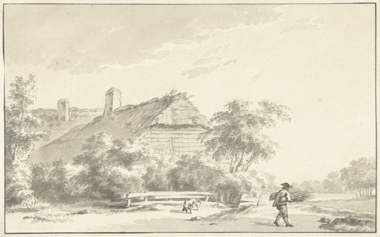 Çiftlik için çiftçi by Franciscus Andreas Milatz