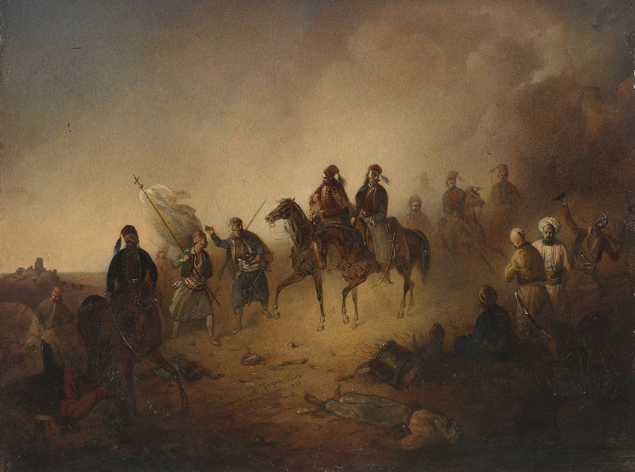 Markos Botsaris, 8 Ağustos 1823, 1852 gecesi Karpenisi Savaşı