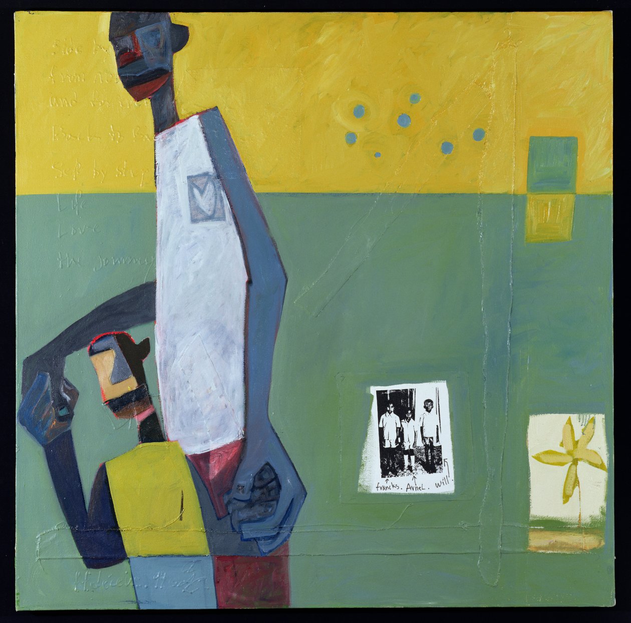 Tender Moments, 2000 (karışık teknik) by Francks Deceus