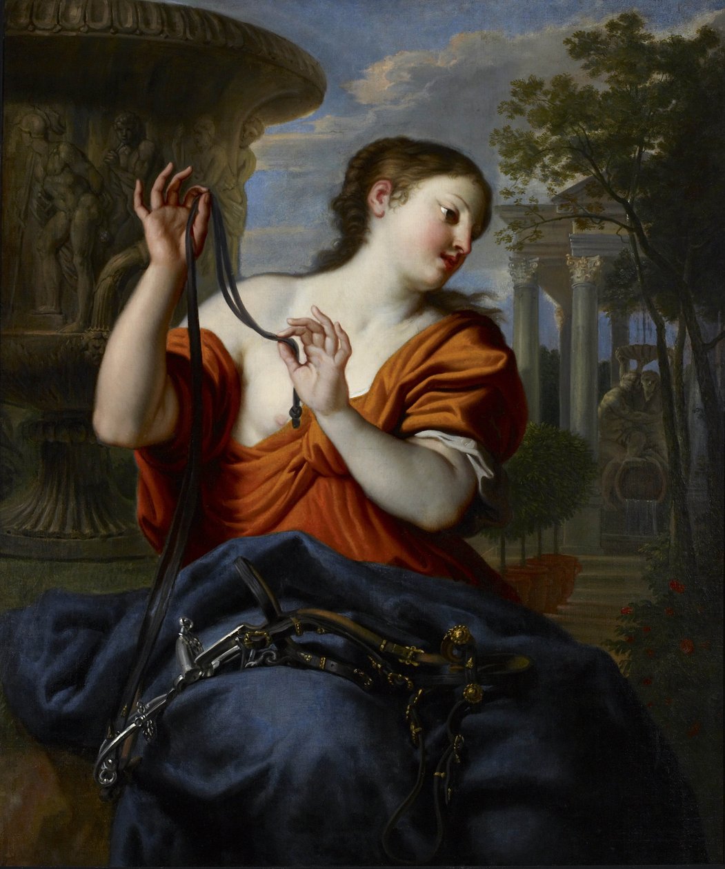 Temperance, 17. yüzyılın sonlarında by Franco Flemish School