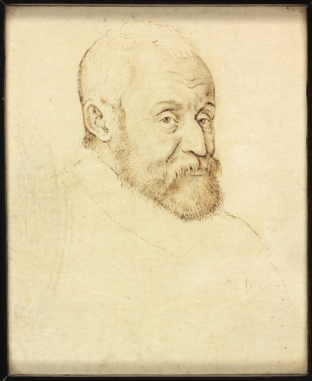 Henri Prince De Lorraine adında bir beyefendi (kağıt üzerine kalem ve mürekkep) by Franco Flemish School