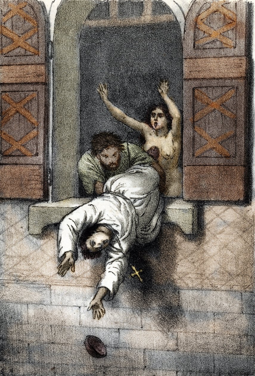 Orta Çağ: Papa John XII'nin ölümü by Franco Mistrali