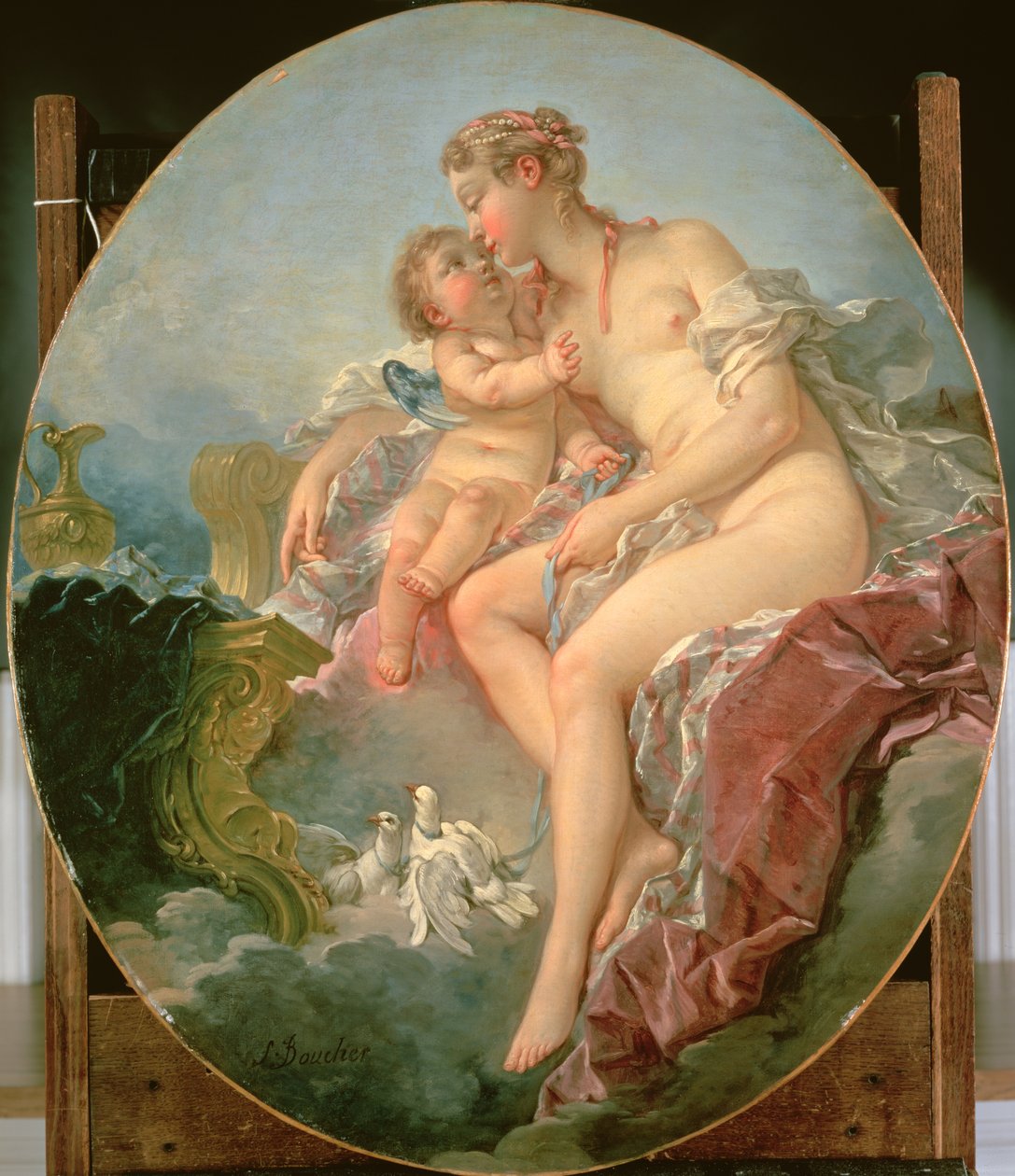 ಕ್ಯುಪಿಡ್ ಮುದ್ದು ಶುಕ್ರ ತುರ್ಕ by François Boucher