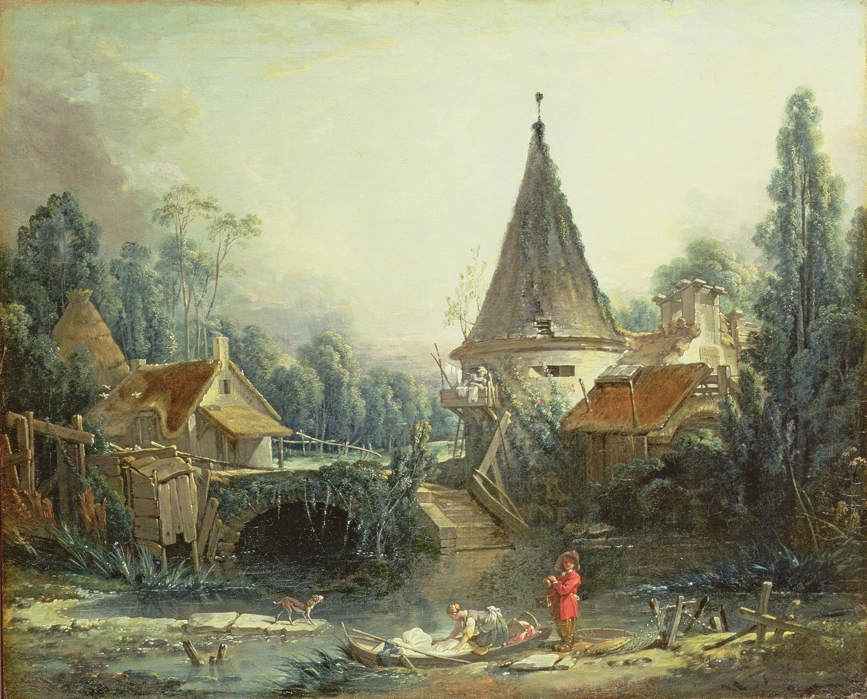 Beauvais yakınlarındaki manzara, 1740