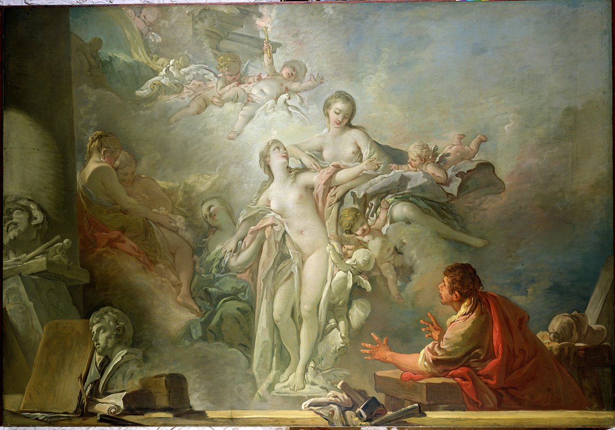 ಪಿಗ್ಮಾಲಿಯನ್ ಮತ್ತು ಗಲಾಟಿಯಾ ಟರ್ಕ್ by François Boucher