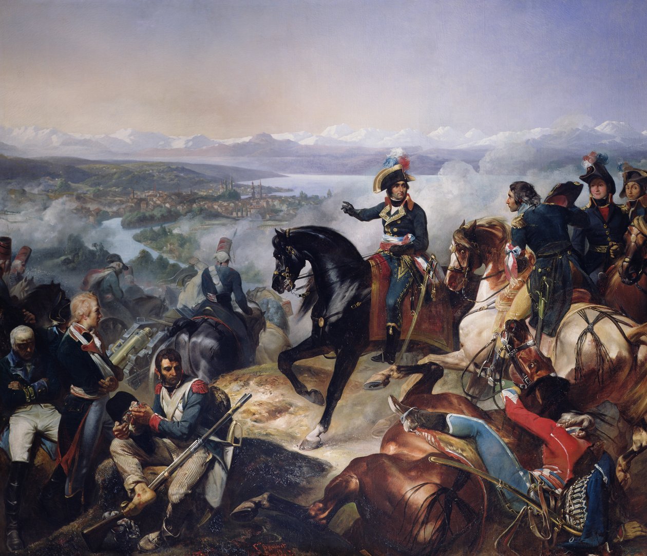 Zürih Savaşı, 25 Eylül 1799, 1837 by Francois Bouchot