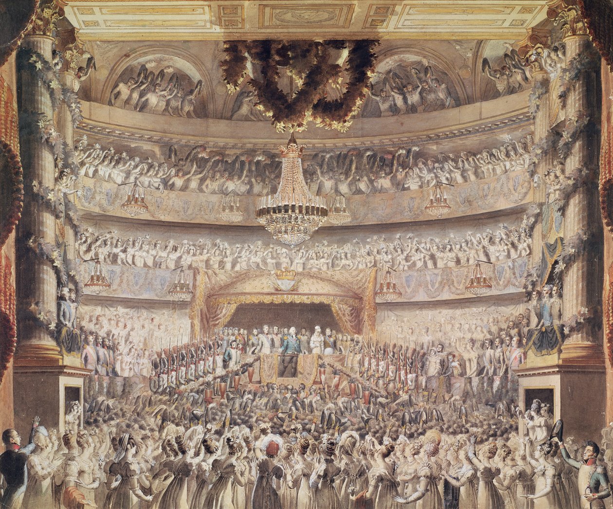 Louis XVIII (1755-1824), Theater de l